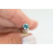 Loose Fancy Blue Round Shape Diamond 0.68 Carat SI2