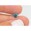Loose Fancy Blue Round Shape Diamond 0.68 Carat SI2