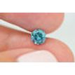 Fancy Blue Round Diamond 0.73 Carat VS2 5.66X5.62MM