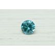 Fancy Blue Round Diamond 0.73 Carat VS2 5.66X5.62MM