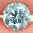Loose Round Shape Diamond Fancy Blue Color 1.01 Carat SI2