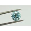 Loose Round Shape Diamond Fancy Blue Color 1.01 Carat SI2