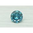 Round Shape Diamond Fancy Blue Color Loose Real SI2 Enhanced Polished 0.68 Carat