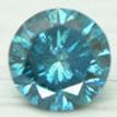 Round Shape Diamond Fancy Blue Color Loose Real SI2 Enhanced Polished 0.68 Carat
