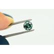 Fancy Blue Round Diamond 0.67 Carat VS2 