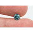 Fancy Blue Round Cut Loose Real Diamond 0.62 Carat I1 Enhanced 5.32X5.29 MM