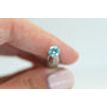 Loose Round Diamond Fancy Ice Blue 1.02 Carat SI1