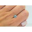 Loose Round Diamond Fancy Ice Blue 1.02 Carat SI1
