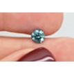 Loose Round Shape Diamond Fancy Blue Color 0.72 Carat 