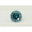Loose Round Shape Diamond Fancy Blue Color SI2 Certified Enhanced 0.72 Carat