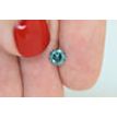 Loose Round Shape Diamond Fancy Blue Color SI2 Certified Enhanced 0.72 Carat