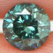 Round Diamond Loose Fancy Blue VS2 0.72 Carat