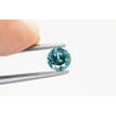 Fancy Blue Round Cut Diamond 0.72 Carat VS2