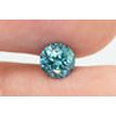 Fancy Blue Round Cut Diamond 0.72 Carat VS2