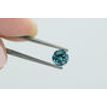 Round Cut Diamond Fancy Blue Color 0.62 Carat SI1