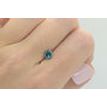 Round Shape Diamond Fancy Blue 0.70 Carat SI1