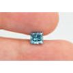 Loose Princess Diamond Fancy Blue 1.00 Carat SI2