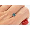 Loose Princess Diamond Fancy Blue 1.00 Carat SI2