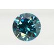 Fancy Blue Round Diamond 0.71 Carat SI1