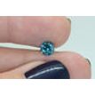 Fancy Blue Round Diamond 0.71 Carat SI1