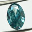 Loose Oval Diamond Fancy Blue 1.00 Carat VVS2