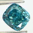 Cushion Shape Diamond Fancy Blue Color Loose 1.02 Carat VS2