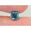 Cushion Shape Diamond Fancy Blue Color Loose 1.02 Carat VS2