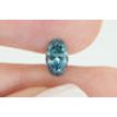 Oval Cut Diamond Fancy Blue Color 0.72 Carat VS2