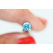 Fancy Blue Round Diamond SI2 1.02 Carat