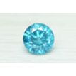 Fancy Blue Round Diamond SI2 1.02 Carat