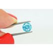 Fancy Blue Round Diamond SI2 1.02 Carat