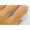 Blue Oval Diamond 0.72 Carat SI2 Certified 5.14X6.88 MM
