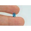 Blue Oval Diamond 0.72 Carat SI2 Certified 5.14X6.88 MM