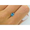 Blue Oval Diamond 0.72 Carat SI2 Certified 5.14X6.88 MM