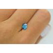 Blue Oval Diamond 0.72 Carat SI2 Certified 5.14X6.88 MM