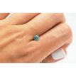 Loose Blue Diamond Round Shape Fancy Color 0.67 Carat Real Natural Enhanced SI2