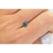 Fancy Blue Diamond Loose Round Shape 0.66 Carat SI2 Enhanced Polished