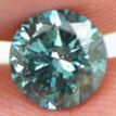 Loose Fancy Blue Round Diamond SI2 0.70 Carat