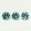 Blue Round Matching Diamonds 0.71 TCW VS2