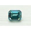 Emerald Cut Diamond Fancy Blue Color 1.01 Carat VS2