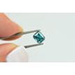 Emerald Cut Diamond Fancy Blue Color 1.01 Carat VS2