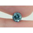 Fancy Blue Color Round Cut Diamond 0.67 Carat SI1