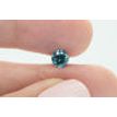 Fancy Blue Color Round Cut Diamond 0.67 Carat SI1