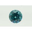 Fancy Blue Color Round Cut Diamond 0.67 Carat SI1