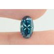 Oval Cut Diamond Fancy Blue Color 1.01 Carat SI1