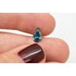 1.01 Carat Pear Shape Diamond Fancy Blue Color I1 Clarity Loose Enhanced Real 9.01X5.46 MM For Wedding Ring