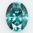 Oval Cut Diamond Fancy Blue Color 1.02 Carat SI1