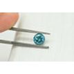 Loose Fancy Blue Round Cut Diamond 0.64 Carat I1