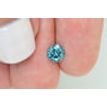 Loose Fancy Blue Round Cut Diamond 0.64 Carat I1