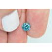 Loose Fancy Blue Round Cut Diamond 0.64 Carat I1